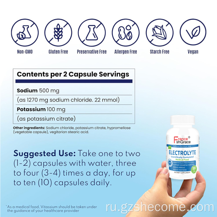 Новое поступление электролитной капсулы для управления